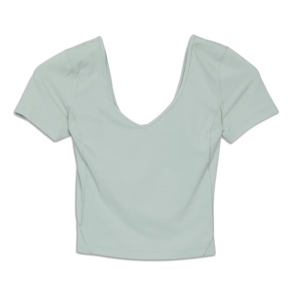 Lululemon align v neck short sleeve green fern 6 - Picture 1 of 4